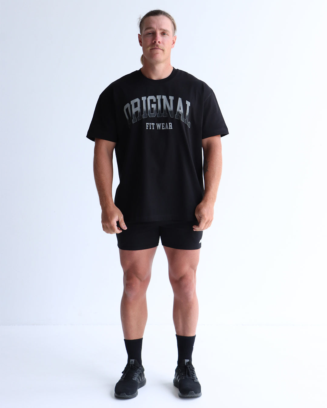 T-shirt universitaire - Noir