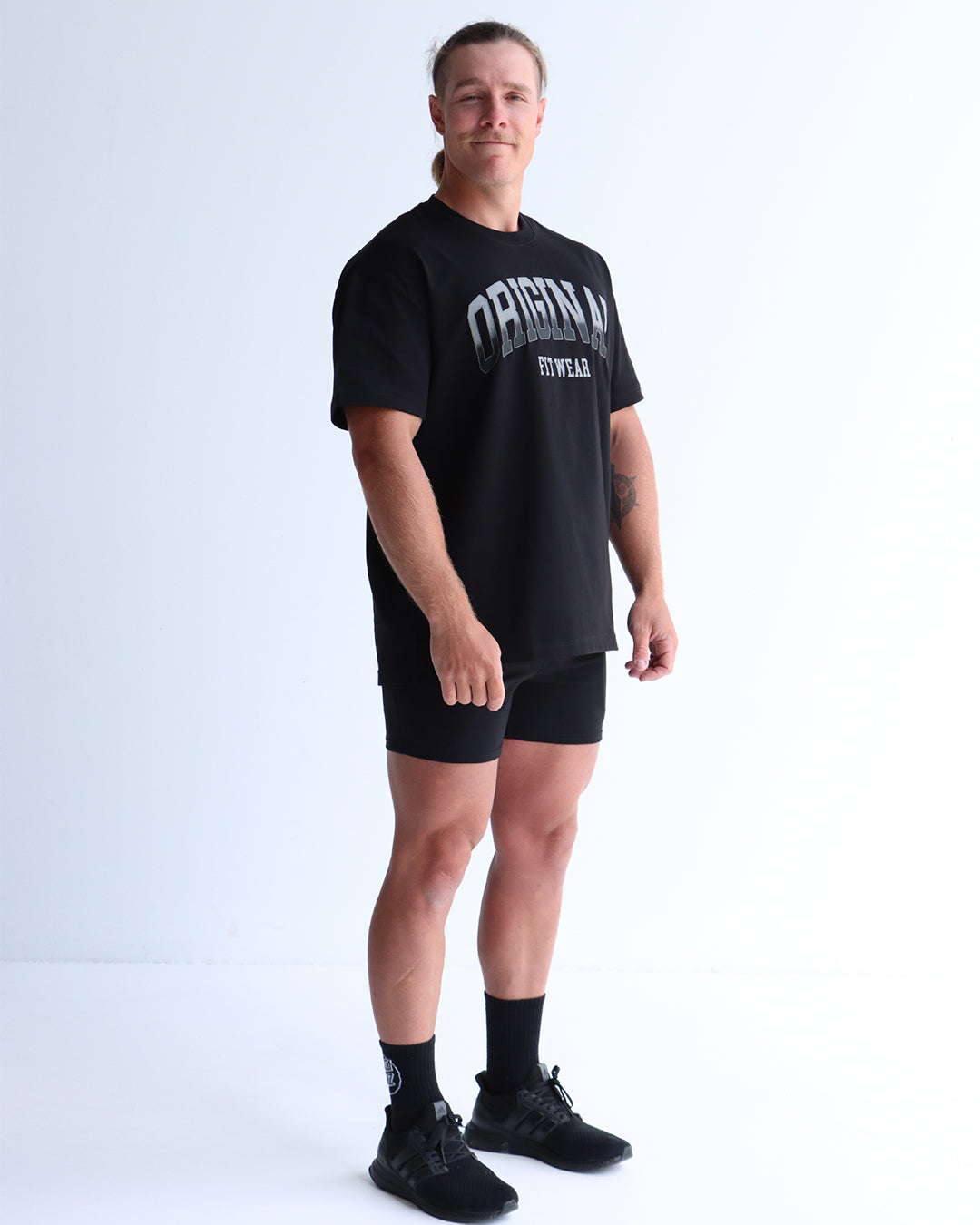 T-shirt universitaire - Noir