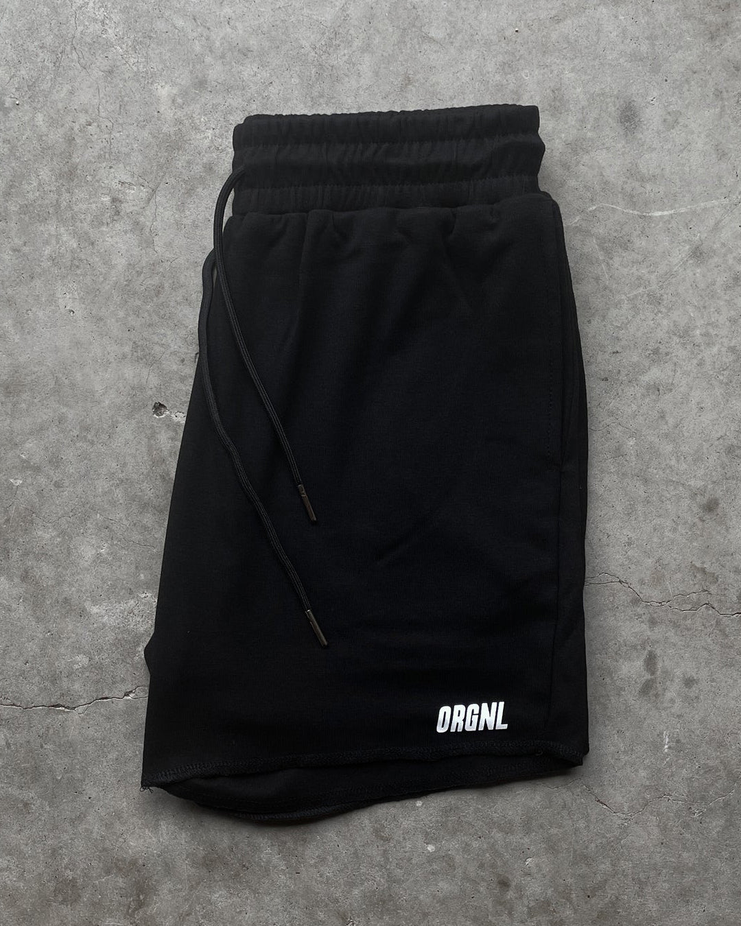Short à bords bruts 5" - Noir