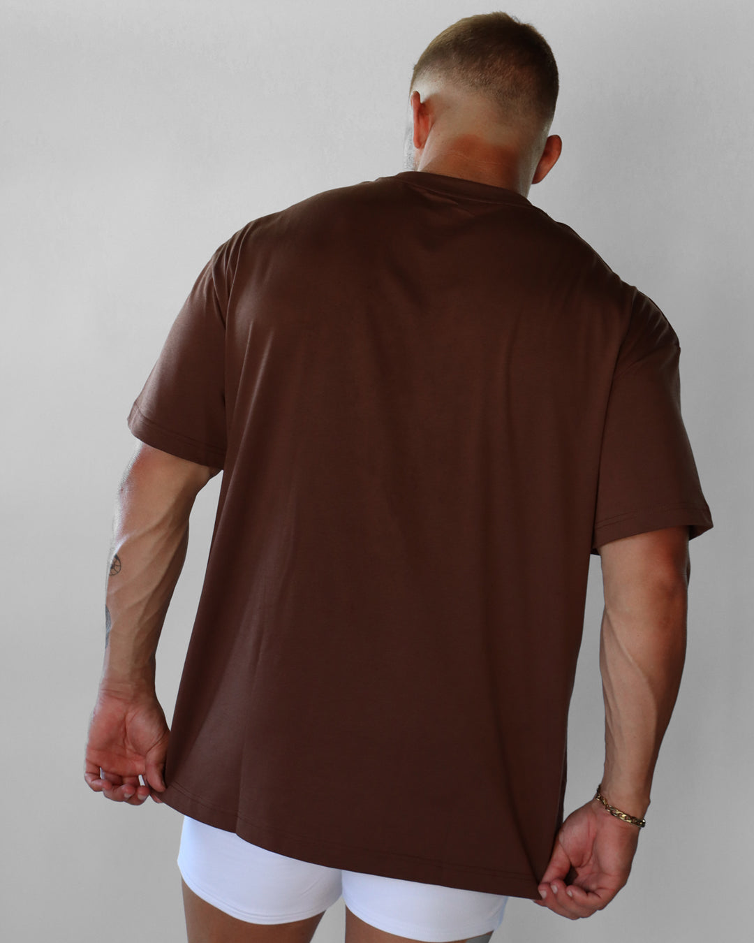 T-shirt surdimensionné Staple - Marron