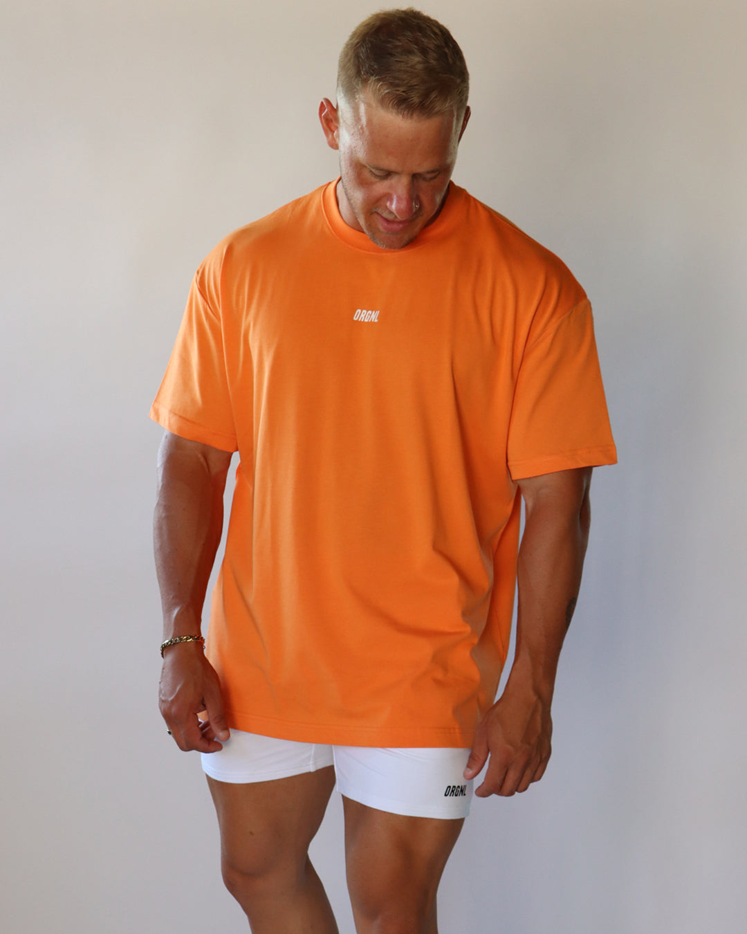 Staple Oversized Tee - Orange