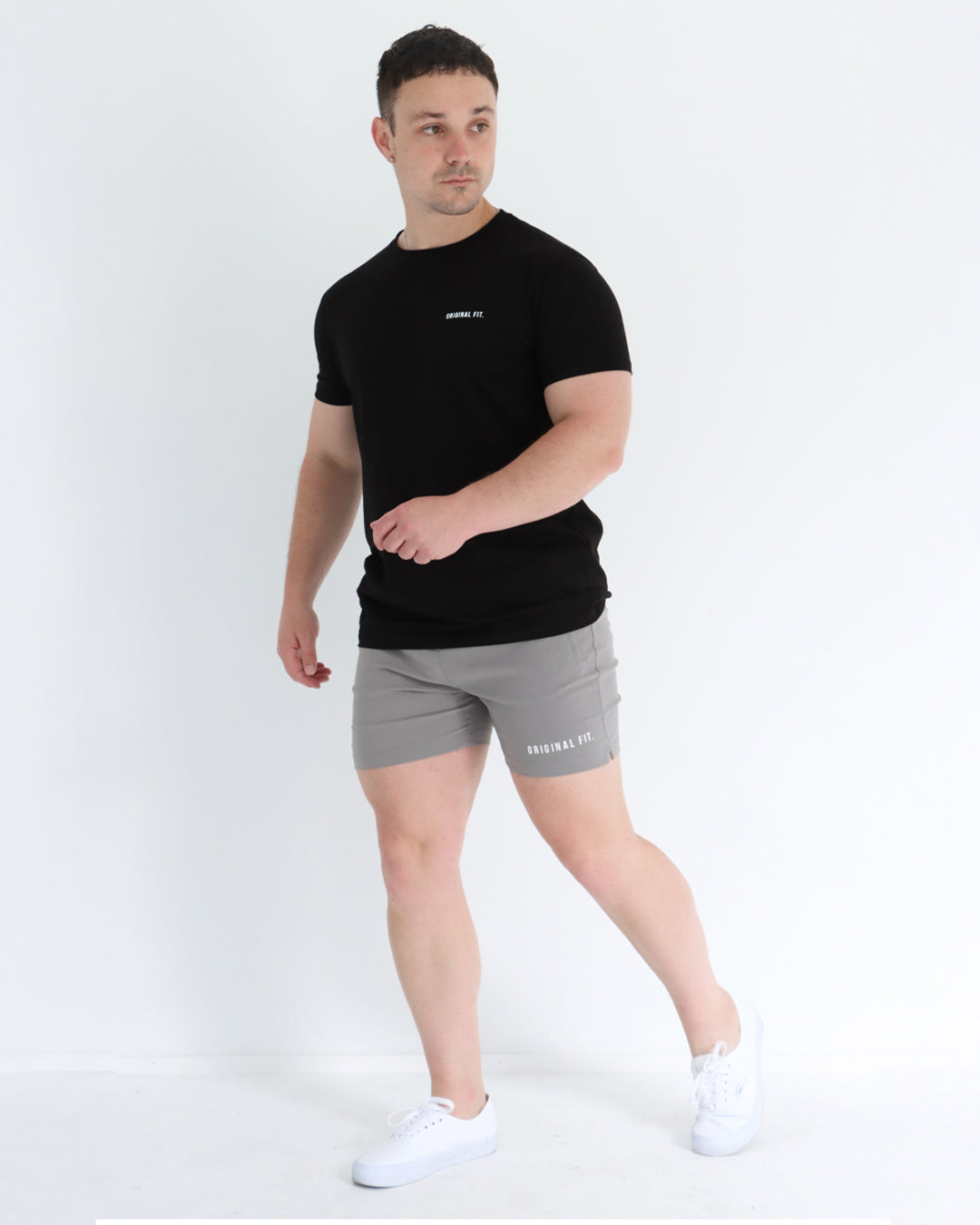 4" Core Shorts - Light Grey