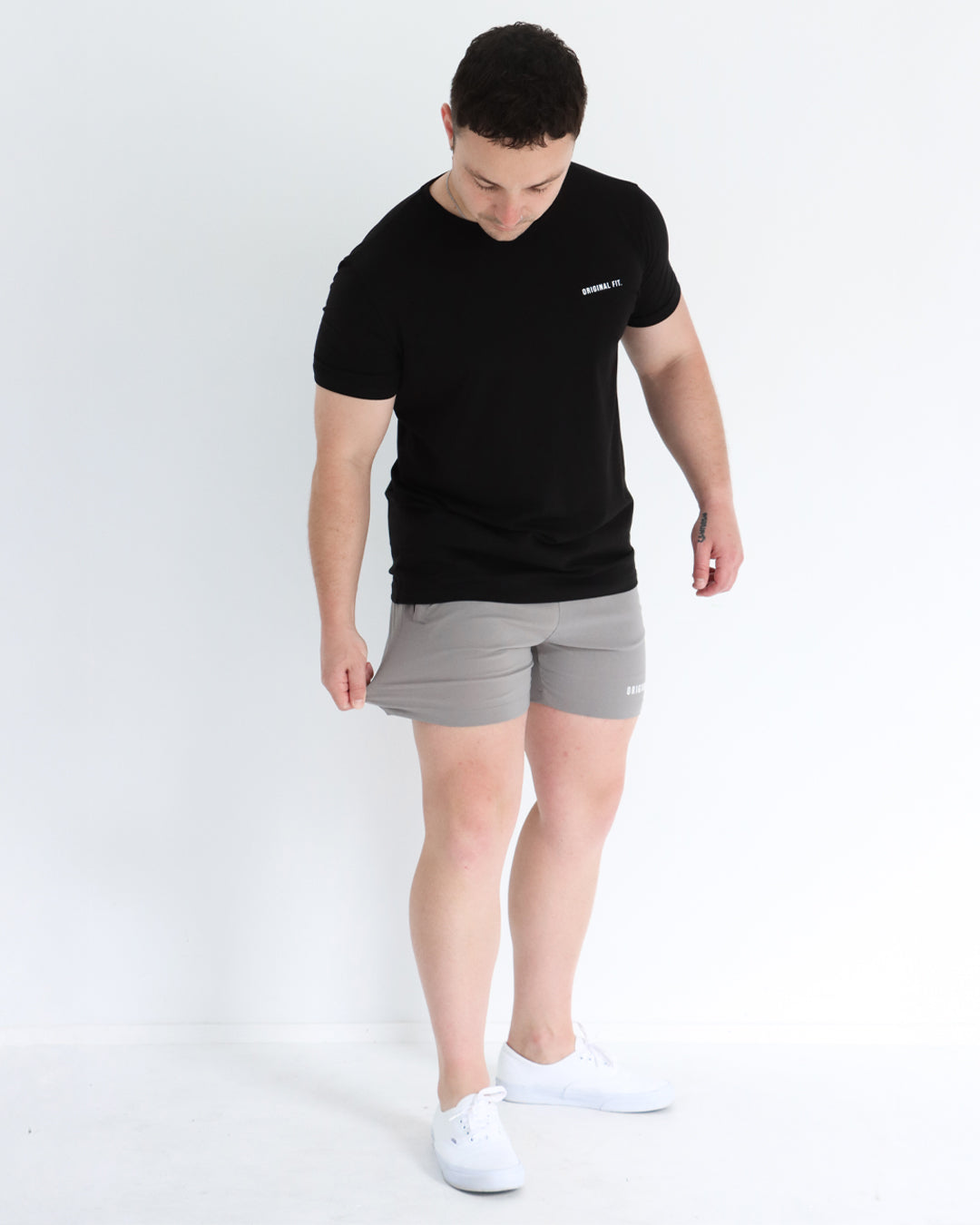 4" Core Shorts - Light Grey