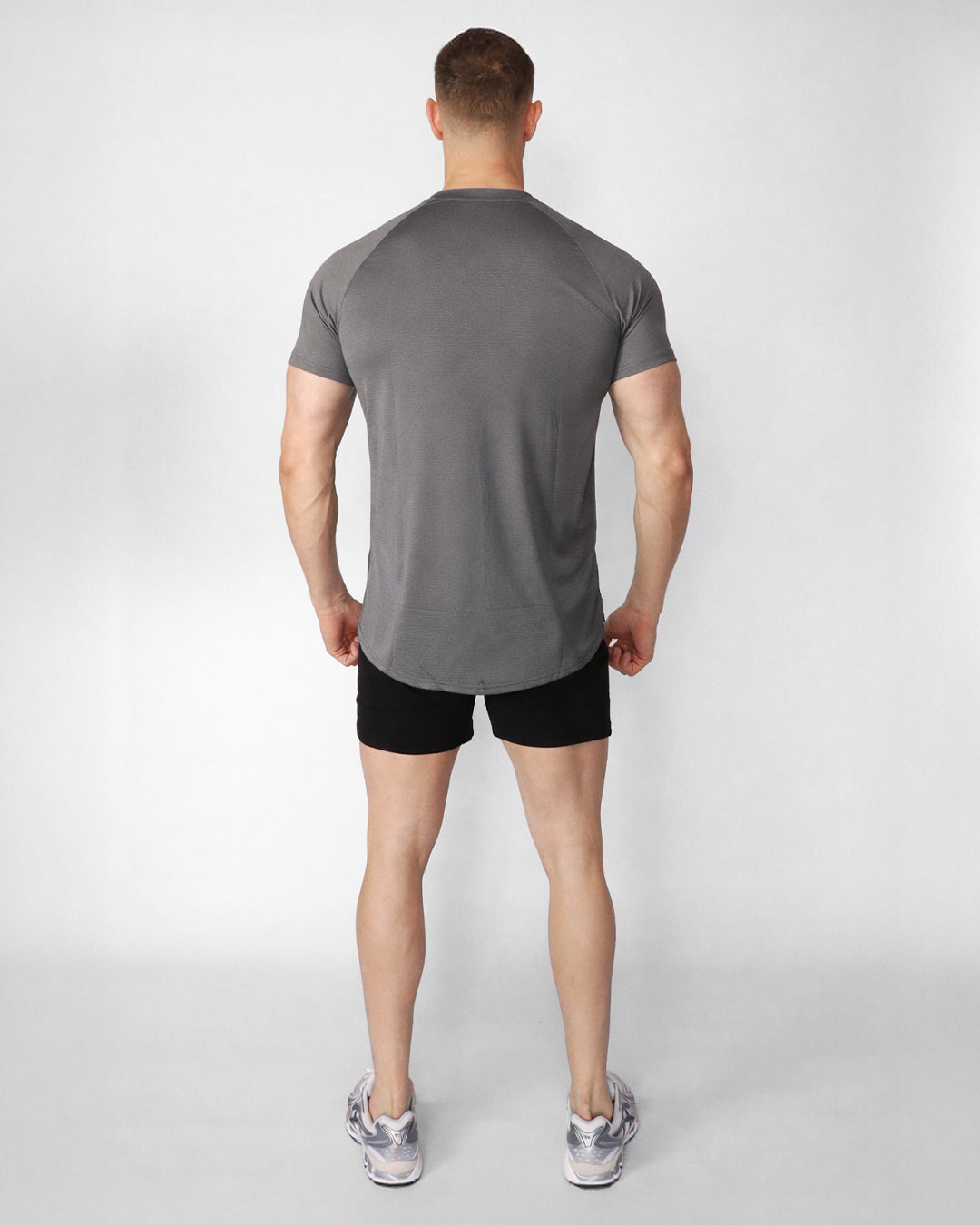 Active Muscle Tee - Charcoal