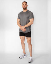 Active Muscle Tee - Charcoal