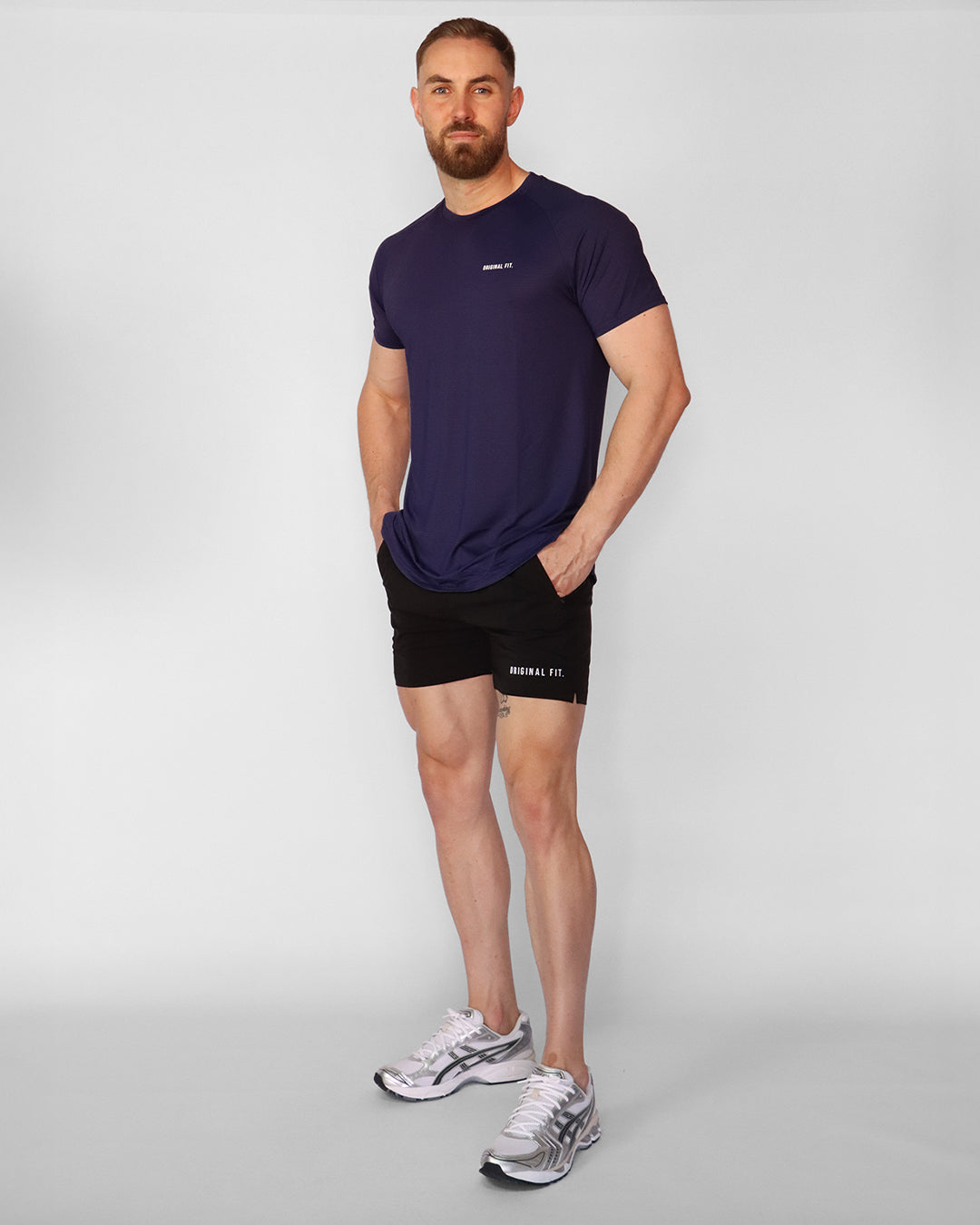 Active Muscle Tee - Navy