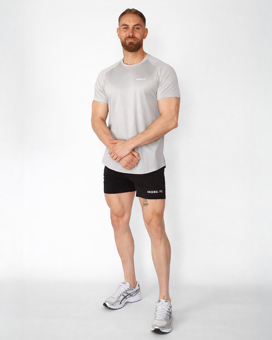 Active Muscle Tee - Silver