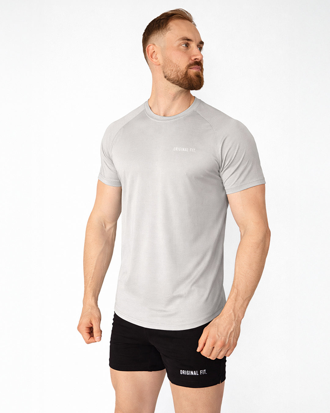 Active Muscle Tee - Silver