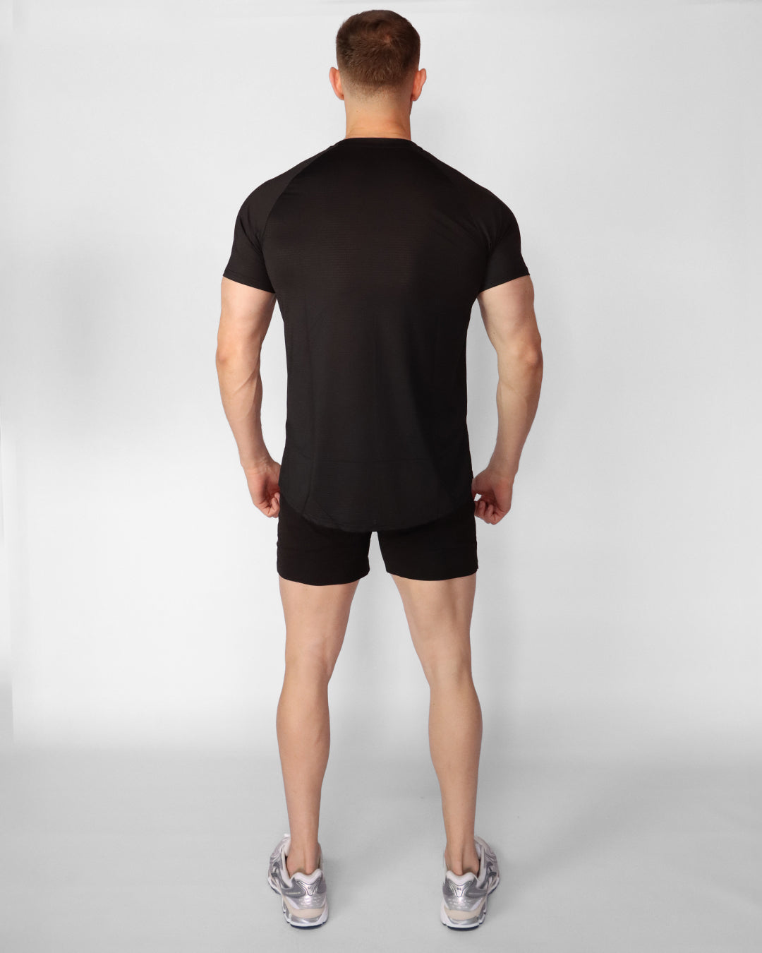 Active Muscle Tee Black 07