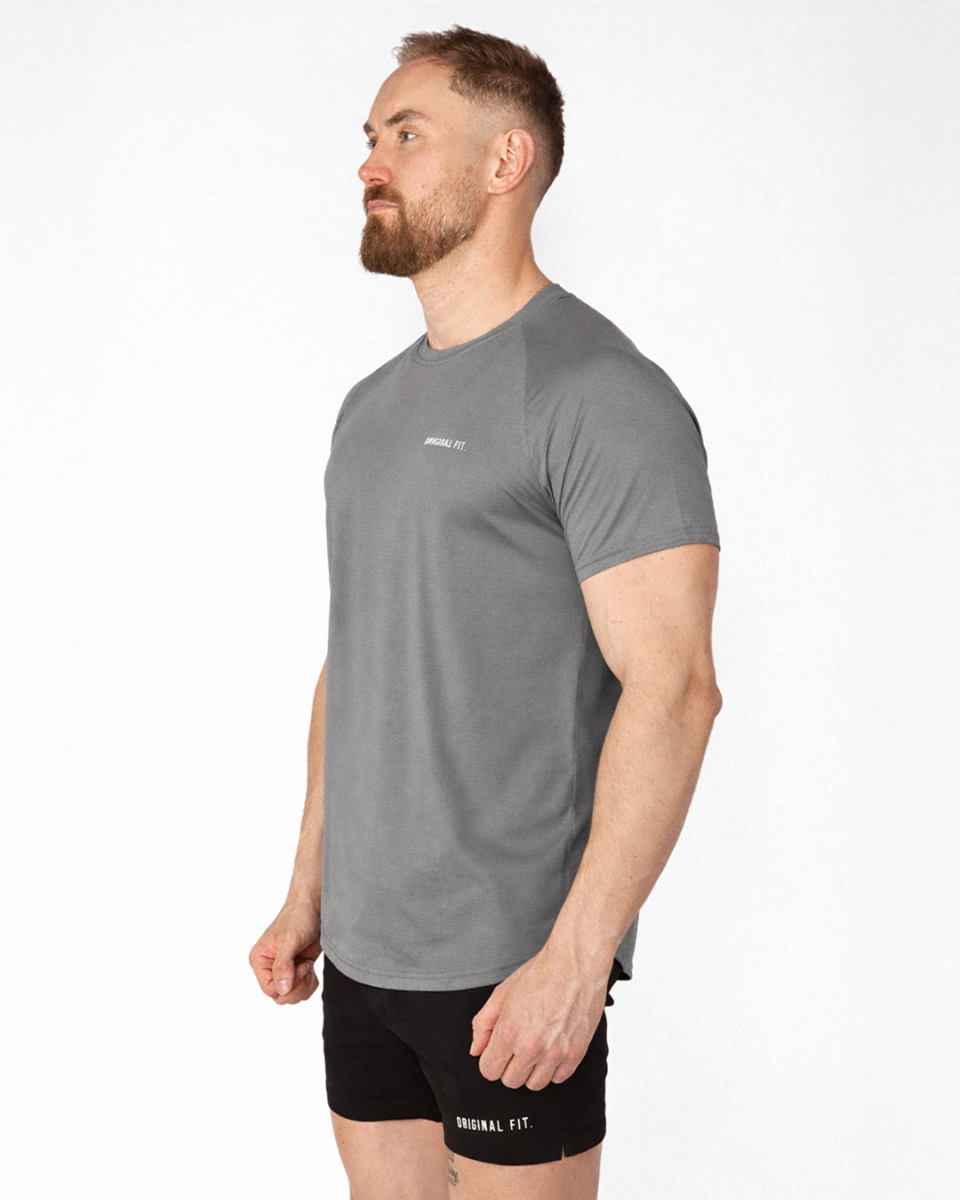 Active Muscle Tee Charcoal 02
