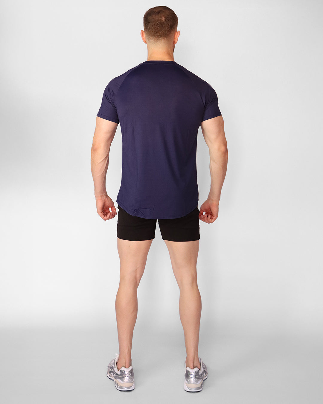 Active Muscle Tee Navy 02