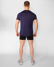 Active Muscle Tee Navy 02