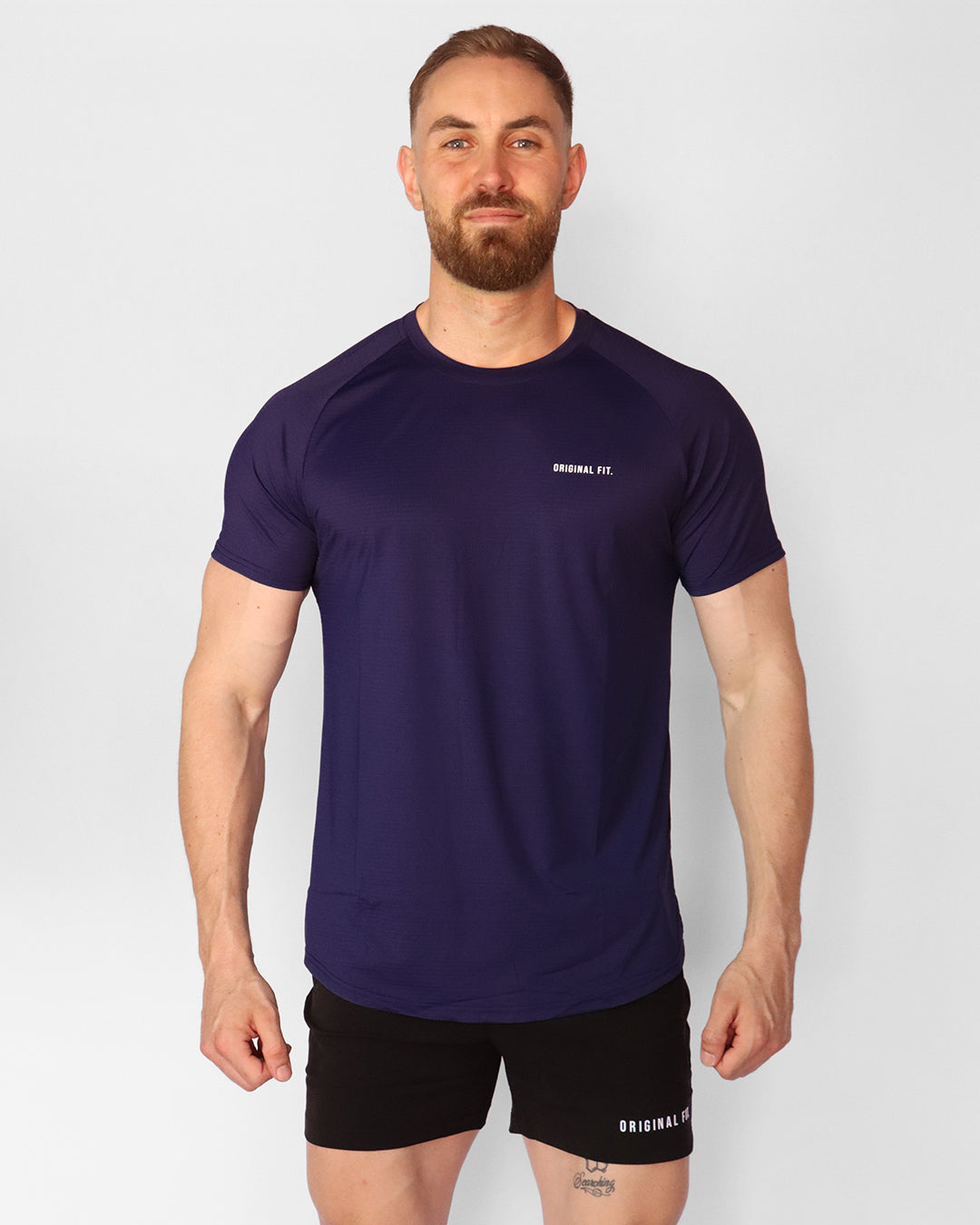 Active Muscle Tee Navy 05
