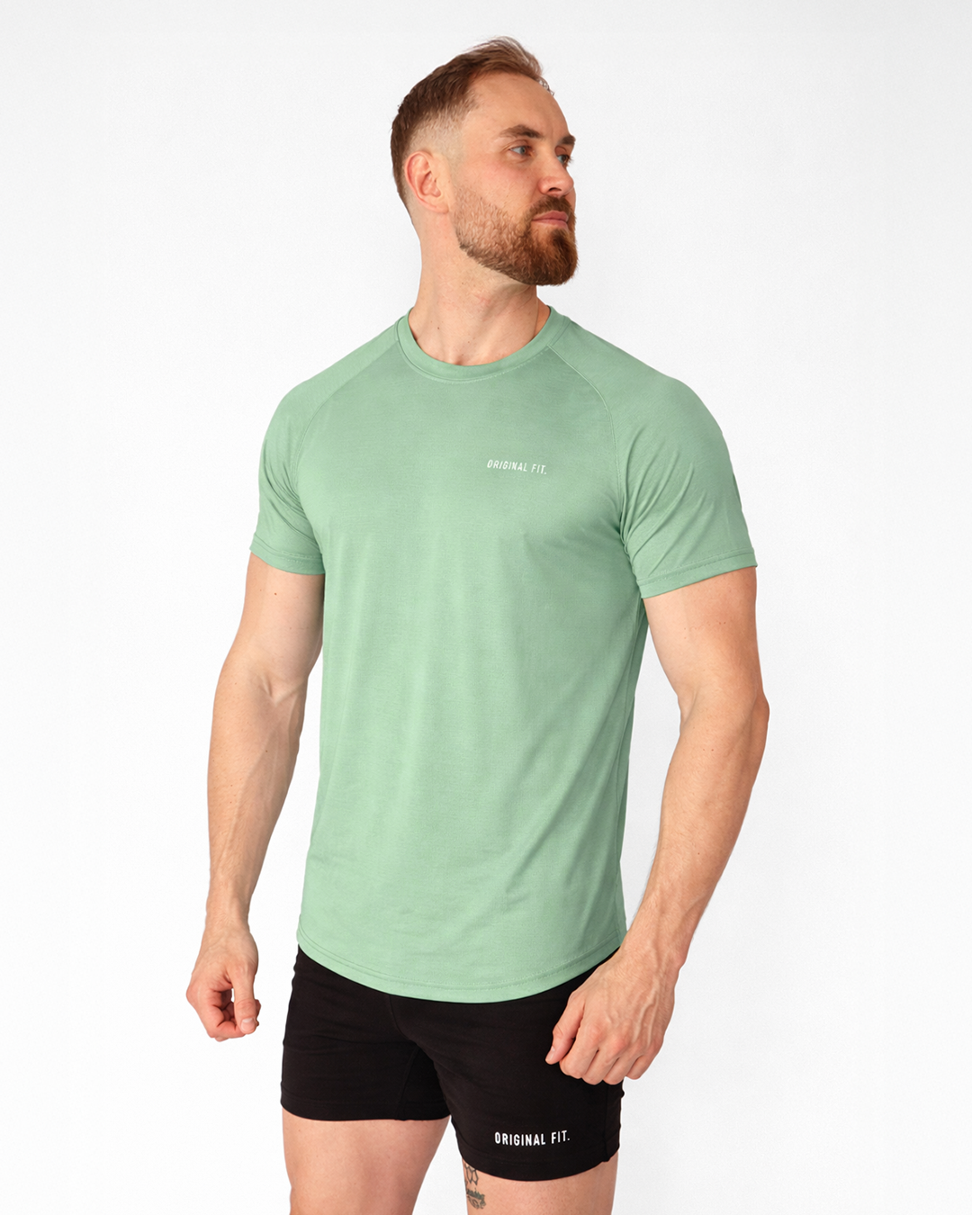 Active Muscle Tee Sage 03