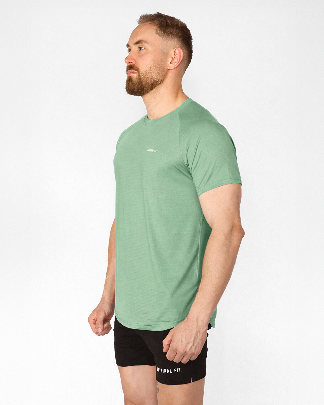 Active Muscle Tee Sage 05