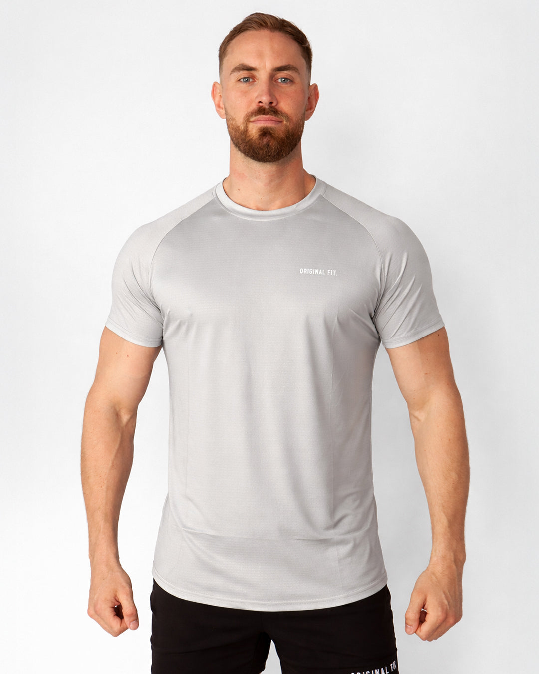Active Muscle Tee Silver 06