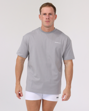 Core Oversized Tee - Light Grey