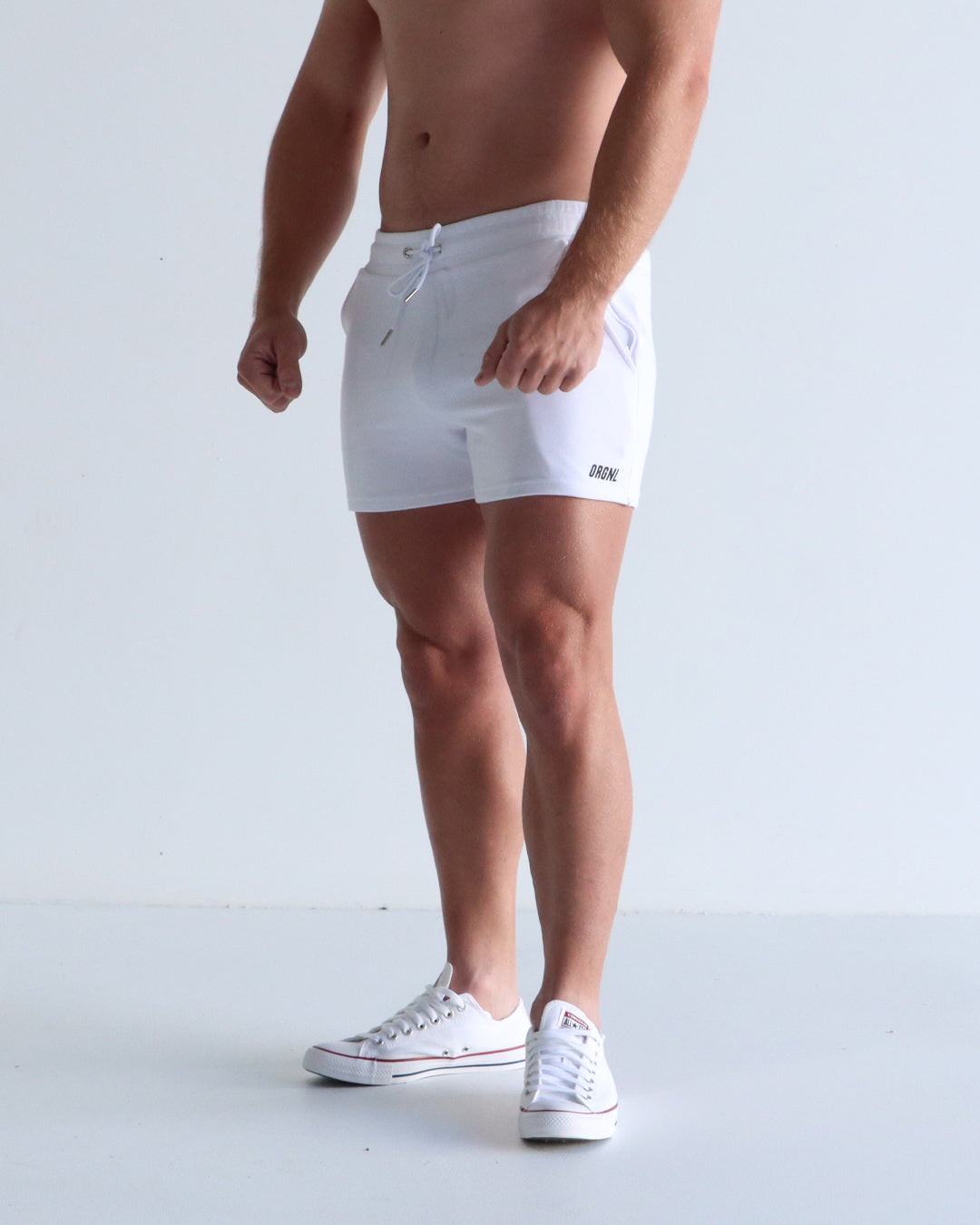 5" Base Shorts - White