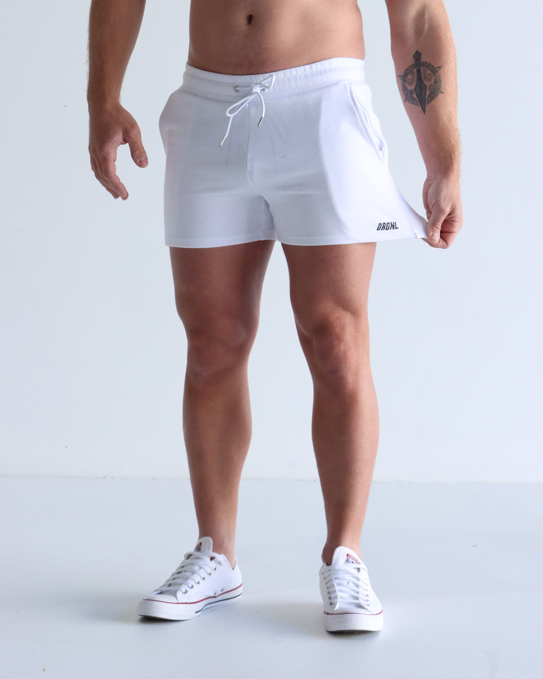 5" Base Shorts - White