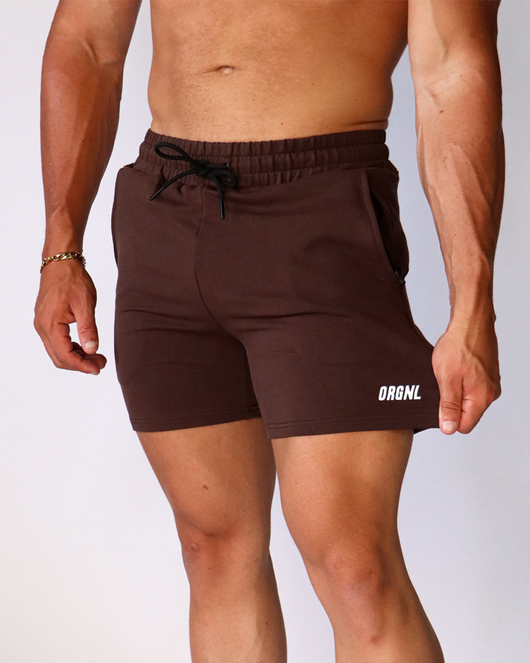 5" Base Shorts - Dark Brown