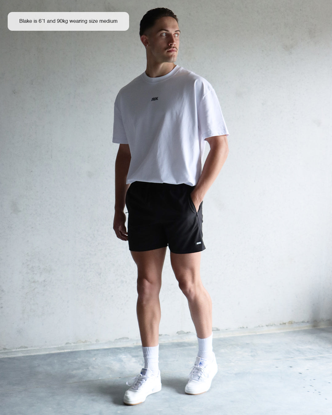 5" Hybrid Shorts - Black