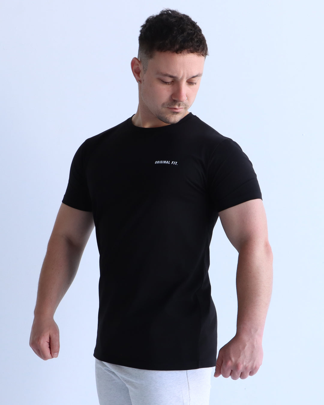 Classic Muscle Tee Black 01