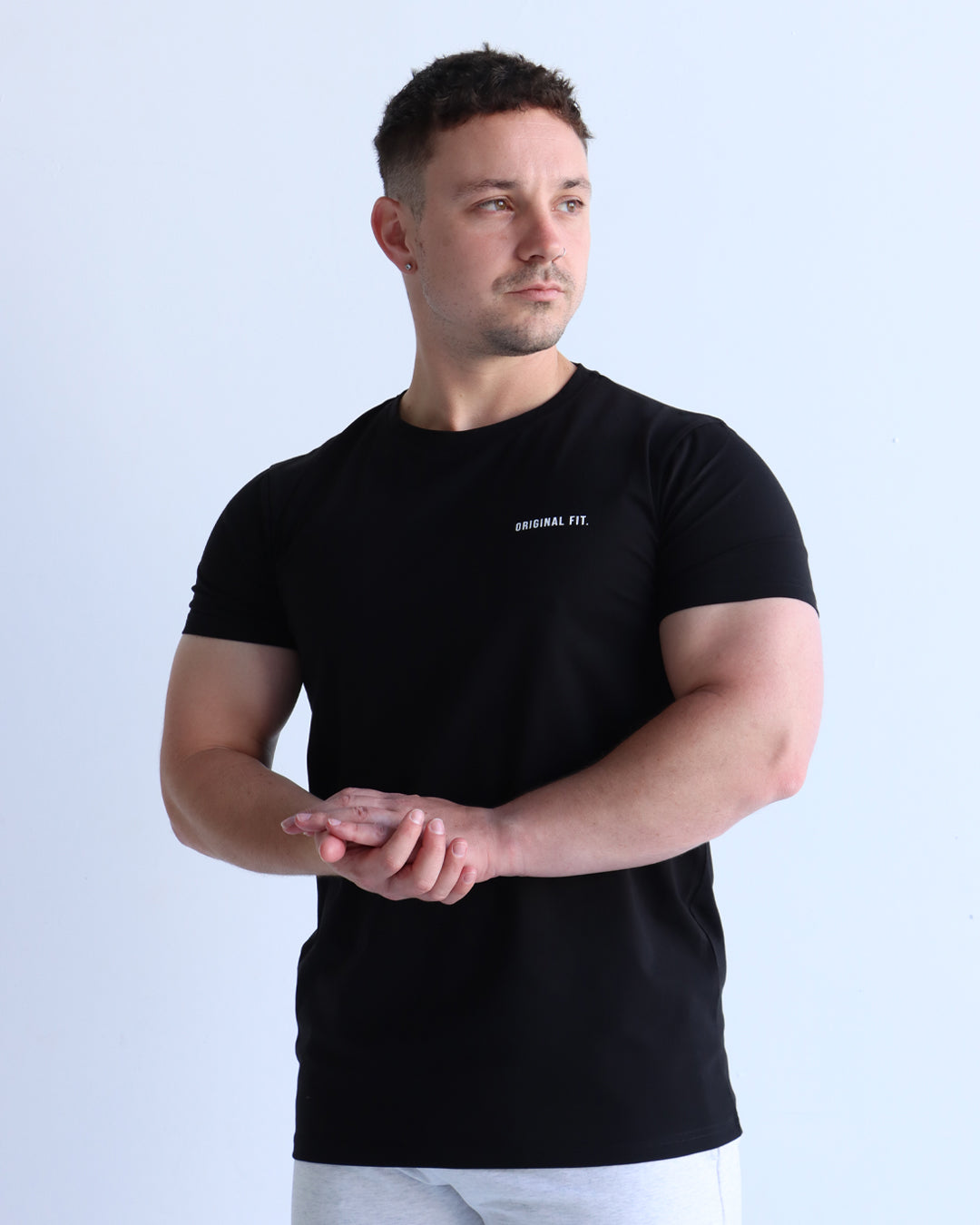 Classic Muscle Tee Black 06