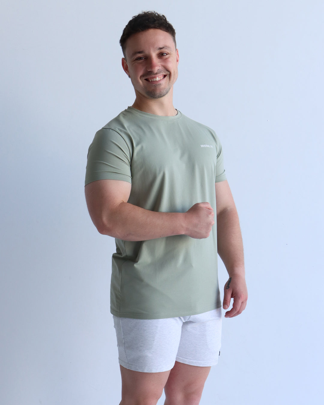 Classic Muscle Tee Sage 08