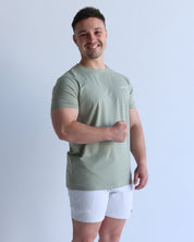 Classic Muscle Tee Sage 08