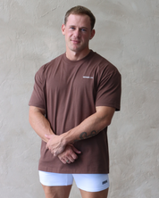 Core Oversized Tee – Brown 03