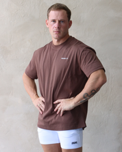 Core Oversized Tee – Brown 04