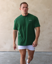 Core Oversized Tee – Forest Green 04