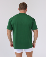 Core Oversized Tee – Forest Green 05