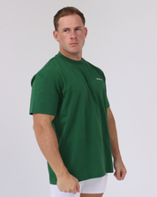 Core Oversized Tee – Forest Green 06