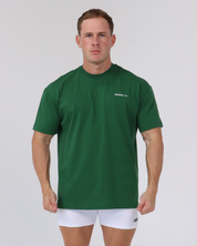 Core Oversized Tee – Forest Green 07