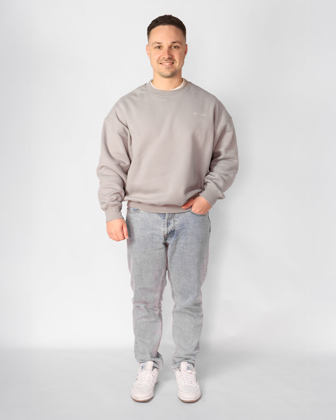 Essential Crewneck - Smoke