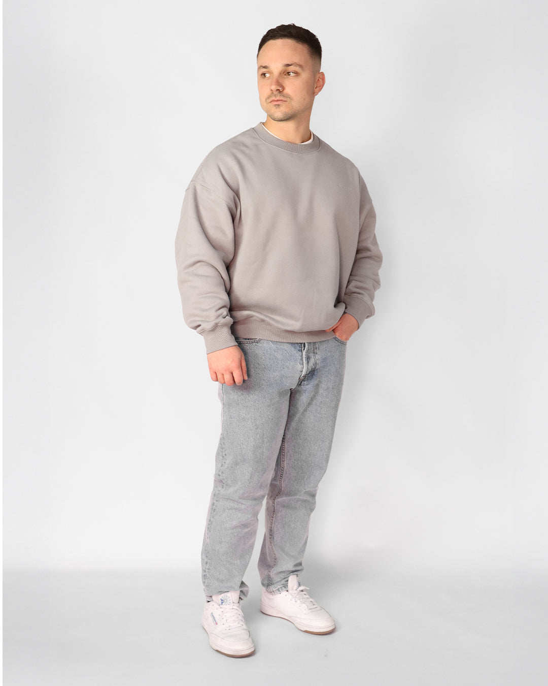 Essential Crewneck - Smoke