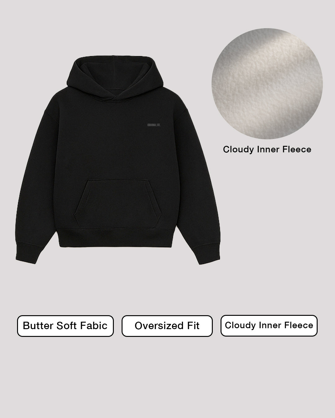 Essential Hoodie - Black