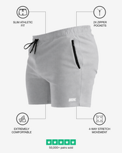 5” Base Shorts - Grey