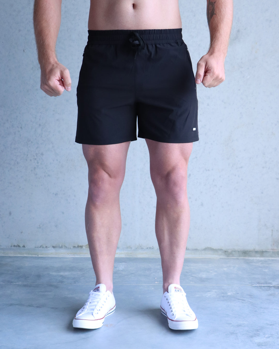 5" Hybrid Shorts - Black