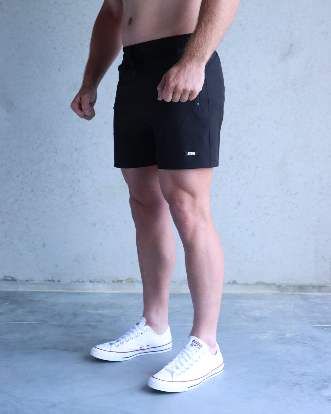 5" Hybrid Shorts - Black