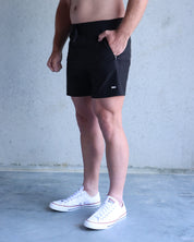 5" Hybrid Shorts - Black