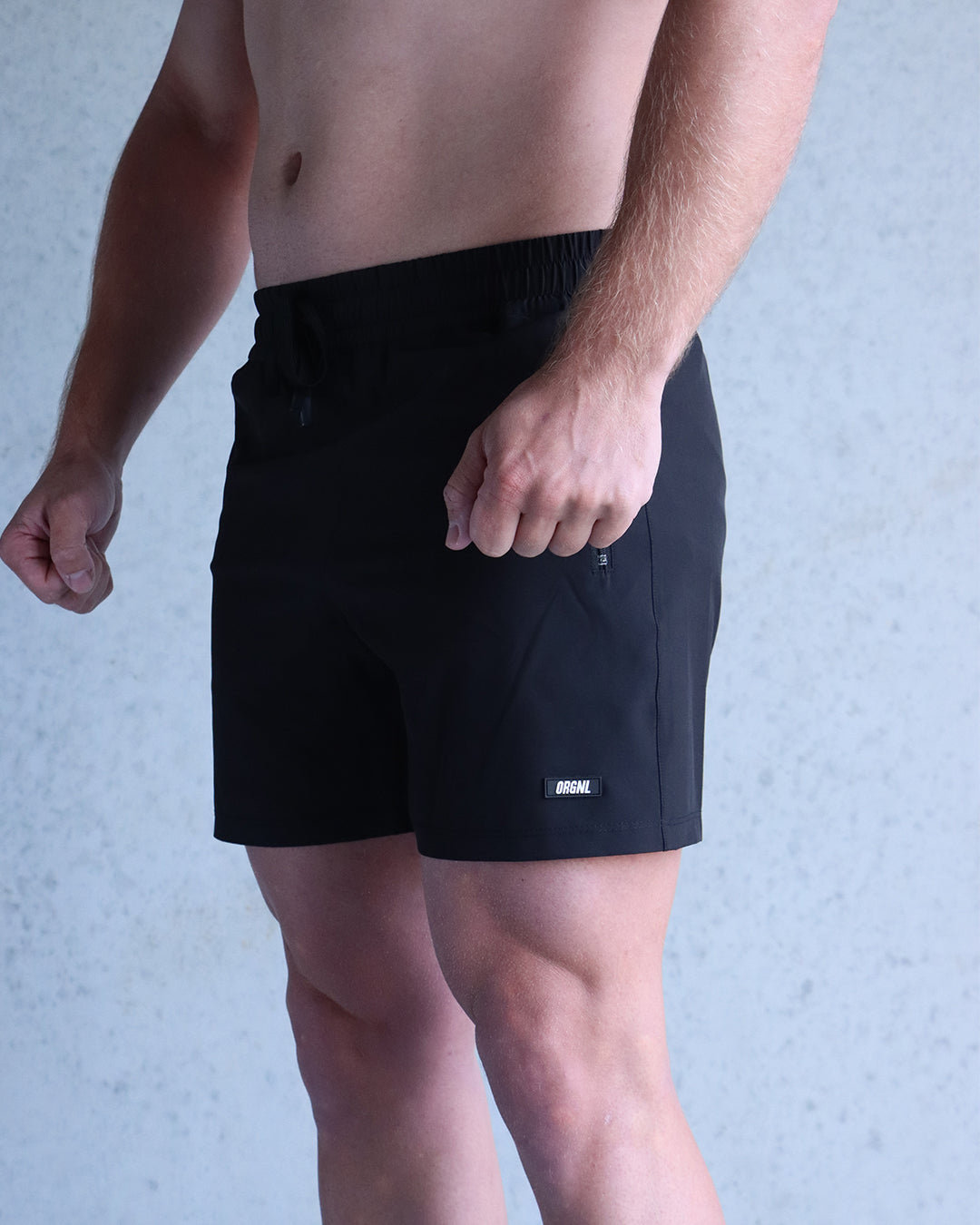 5" Hybrid Shorts - Black
