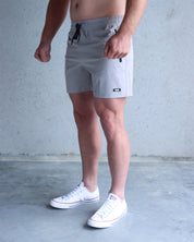 5" Hybrid Shorts - Light Grey