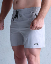 5" Hybrid Shorts - Light Grey