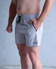 5" Hybrid Shorts - Light Grey