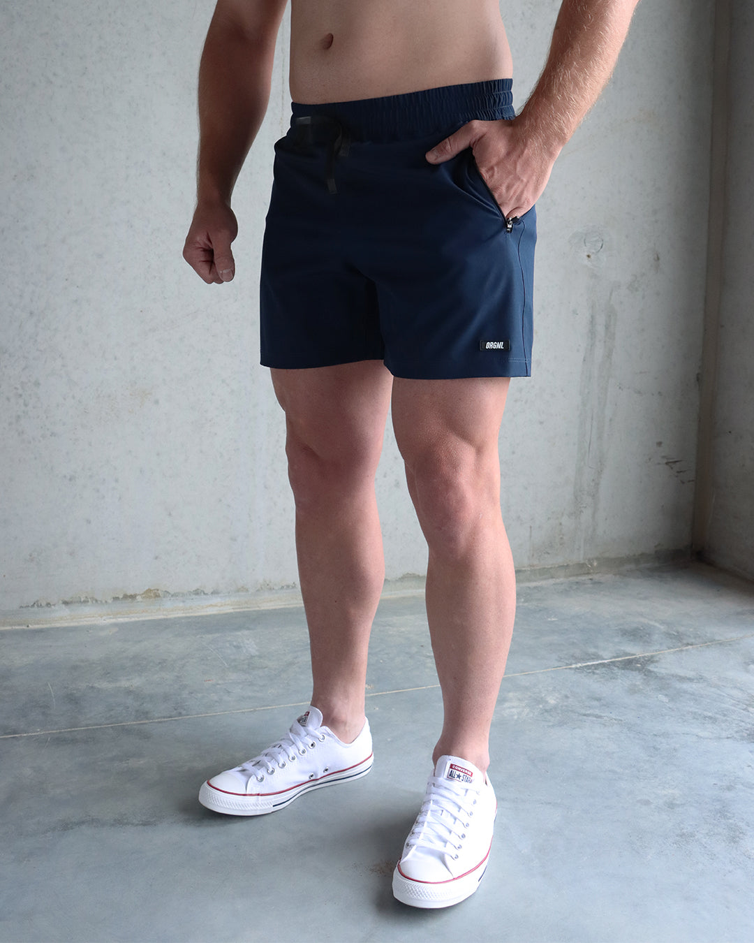 5" Hybrid Shorts - Navy