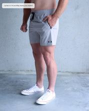 5" Hybrid Shorts - Light Grey