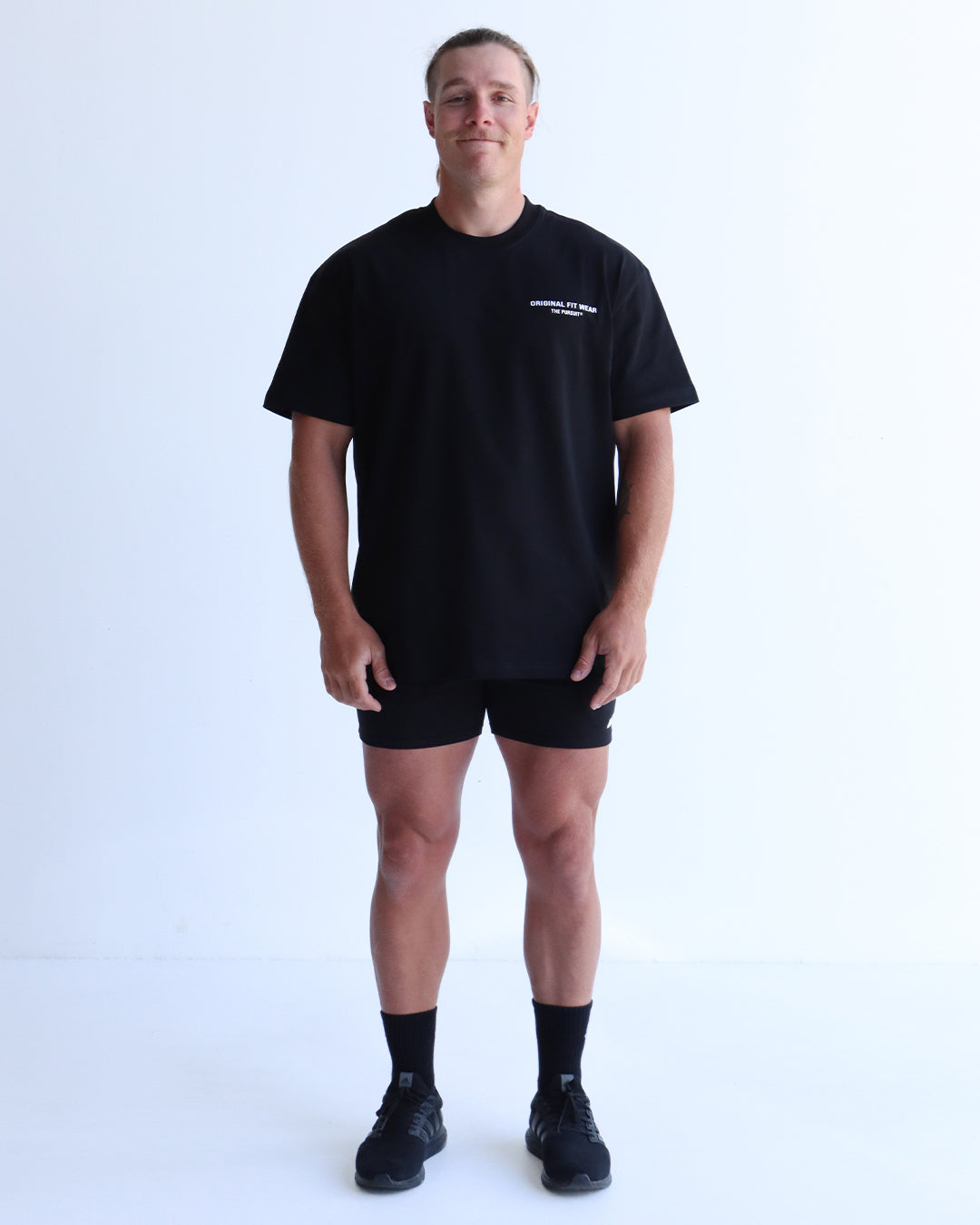 Oversized Club Tee - Black