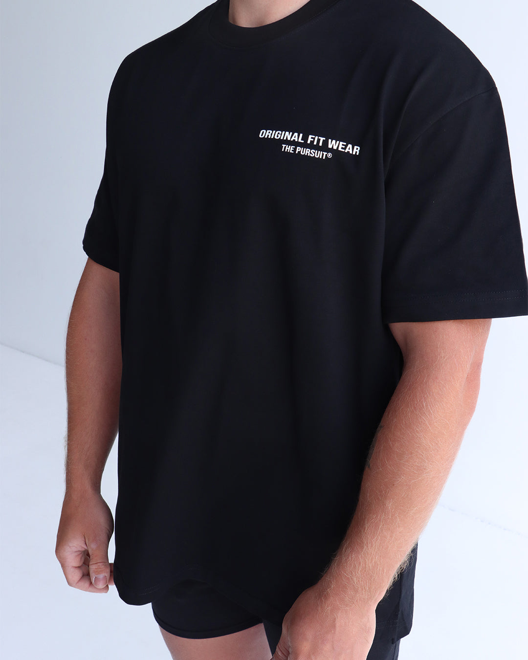 Oversized Club Tee - Black